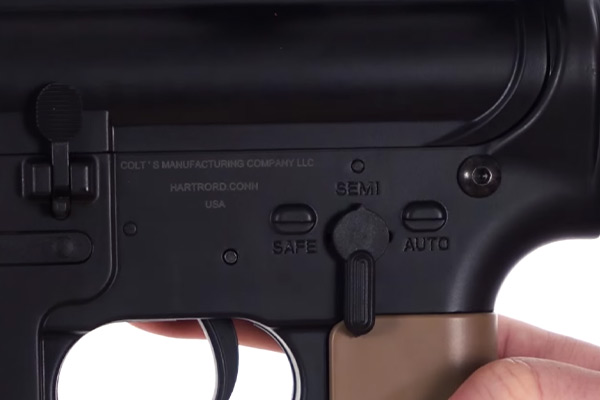 Colt M4A1 CQBR firing modes