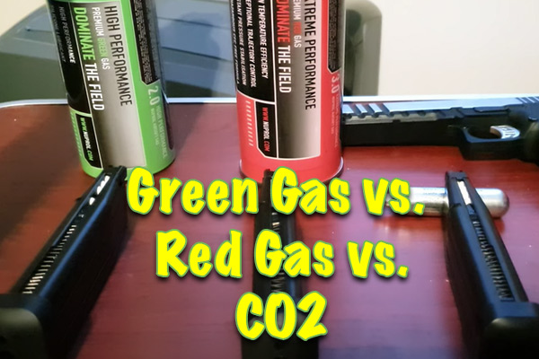 What Is The Difference Between Red Gas, Green Gas, And CO2 for Airsoft Guns? Which Should You Use When?