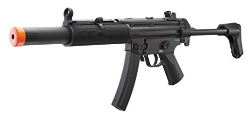 HK Heckler & Koch MP5 SD6 AEG Automatic 6mm BB Rifle Airsoft Gun, Black