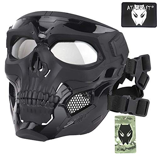 ATAIRSOFT Tactical Protective Adjustable Skull Full Face Mask